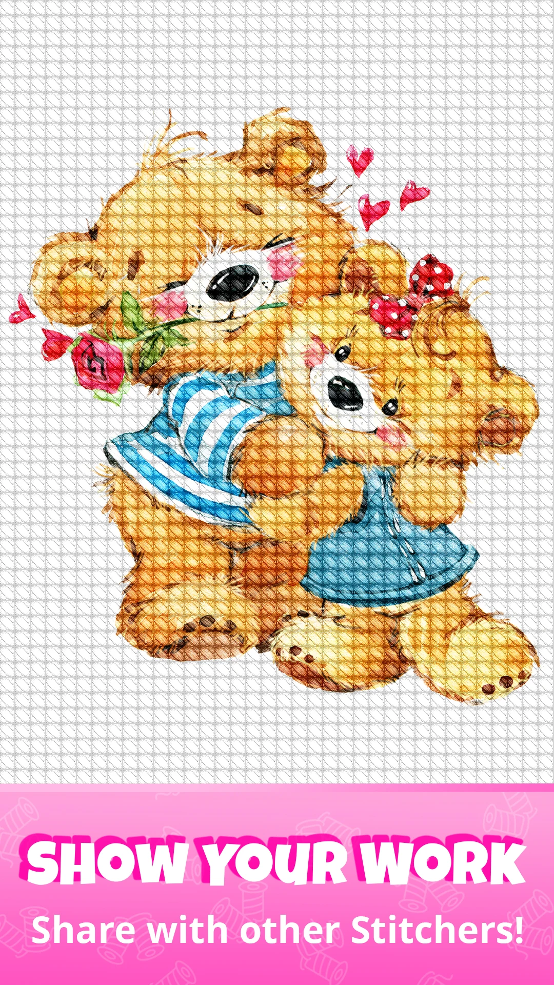 Cross Stitch Pattern, Pixelart screenshot