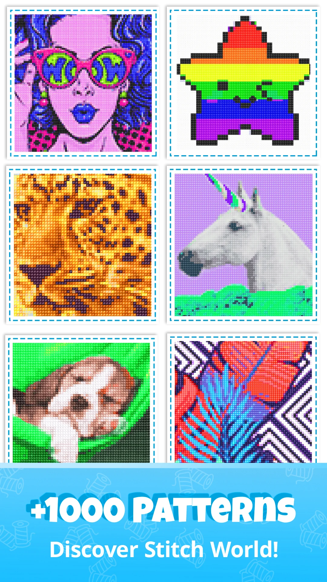 Cross Stitch Pattern, Pixelart screenshot